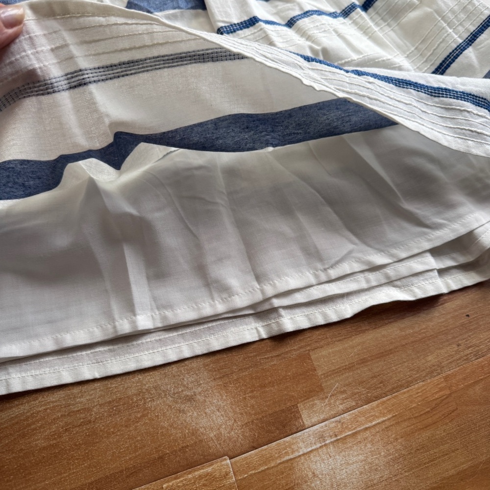 Mayoral summer  blue and white striped halter style size 10 nwt - Picture 3 of 11